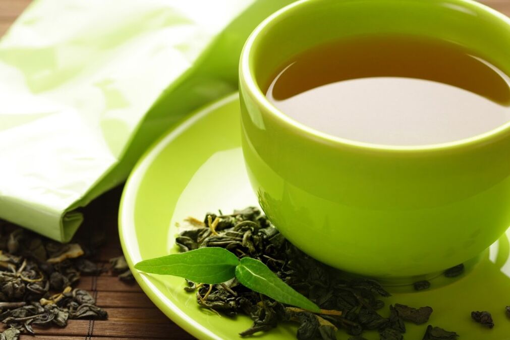 groene thee voor het Japanse dieet