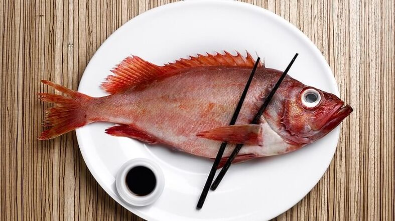 vis voor het Japanse dieet