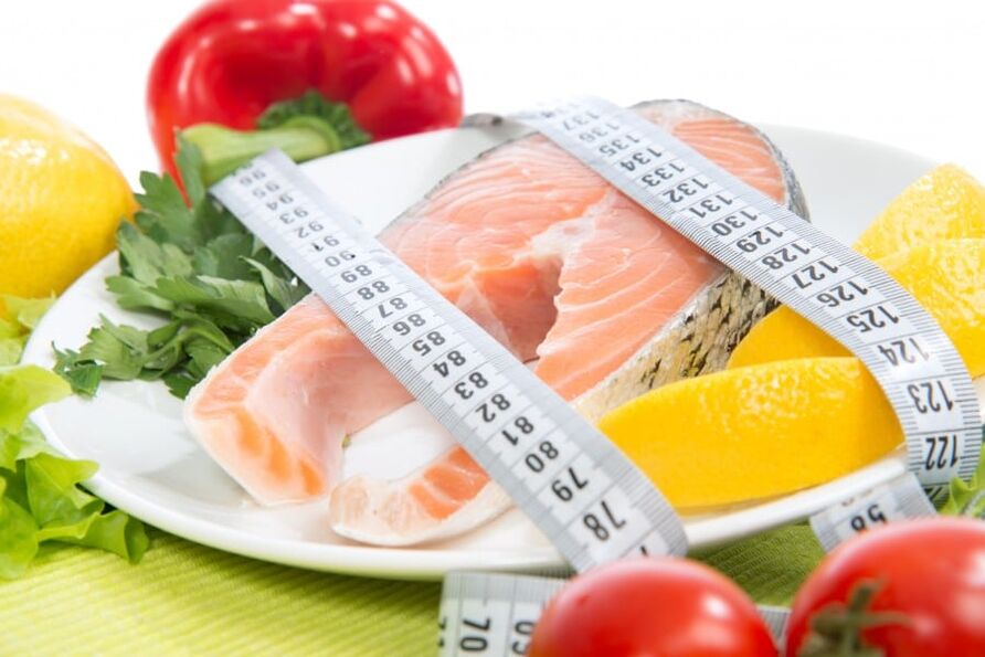 vis en groenten voor het dukan-dieet