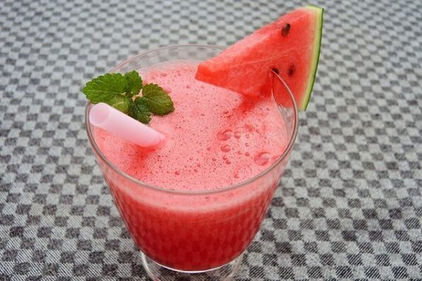 watermeloen smoothie om af te vallen